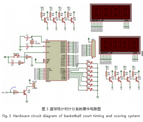 篮球场计时计分系统的设计论文