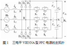 基于 PLECS 的三相 VIENNA 型 PFC 电源的仿真设计论文