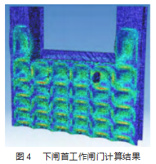 升船机下闸首工作闸门仿真分析及优化设计