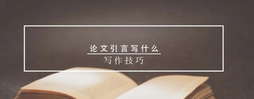 论文引言怎么写（论文引言撰写小技巧）