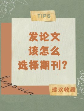 期刊选择与投稿方法（正确选刊投稿指南大全）